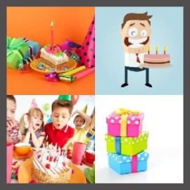 4 PICS 1 WORD LEVEL 2354